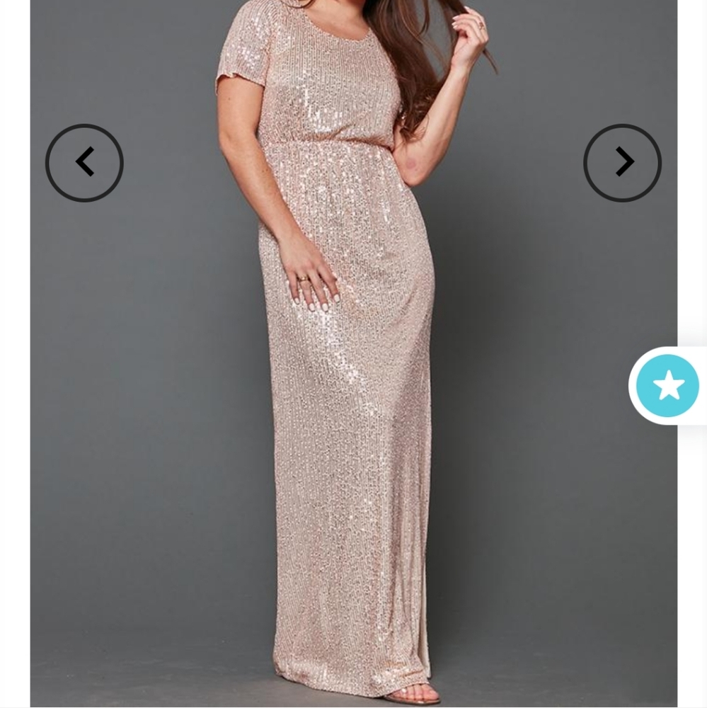 Sequins Formal Maxi Dress